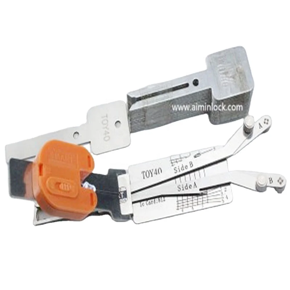 High Quality Smart Locksmith Tool TOY40 lock cylinder opening reader lock pick set for Lexus Toyota
