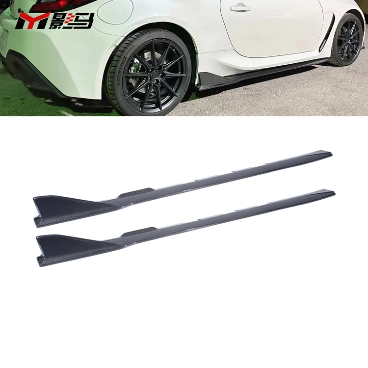 For Toyota Gr86 Zn8 Subaru Brz AG Style Carbon Fiber Side Skirts Car Accessories 2021-2023
