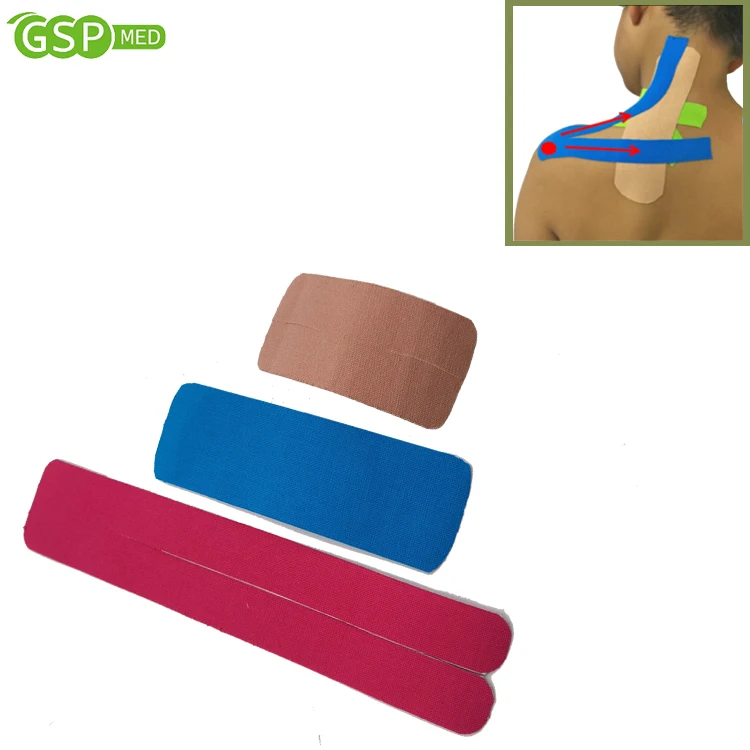 Cotton Shoulder Muscle Tape Waterproof Athletic Sports Tape OEM Accepted High Quality Elastic Custom Kinesiology Tape Wholesale