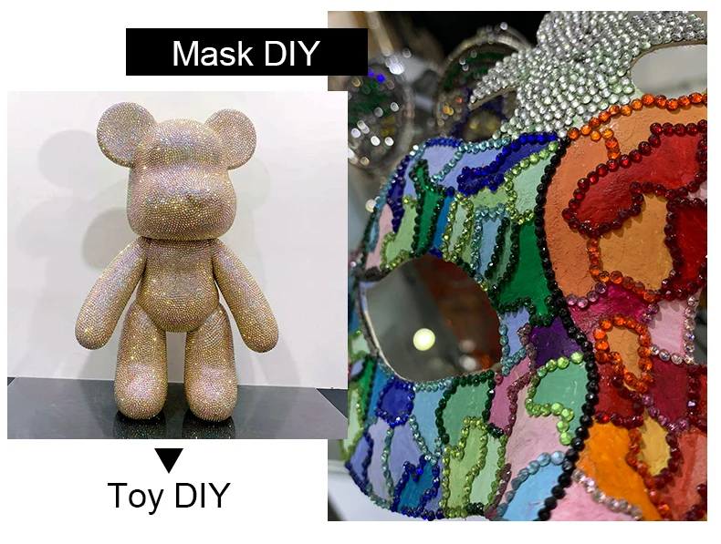 Xichuan Resin White Jelly 2mm 3mm 4mm 5mm 6mm Wholesale Bulk Package Non Hot Fix Resin Rhinestones