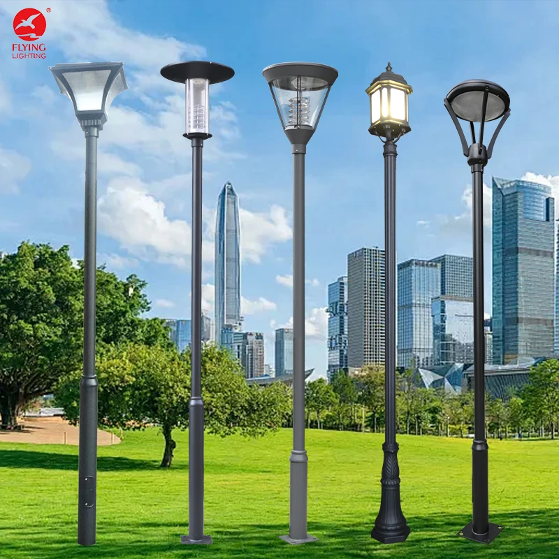 New Design Garden Solar Lights Outdoor Waterproof LED Lamp Courtyard Garden Light