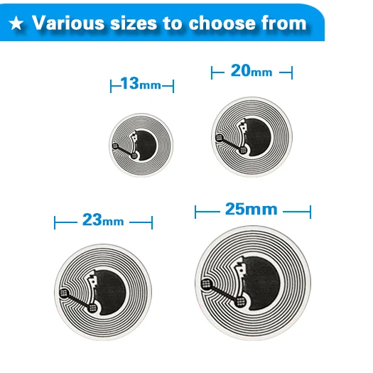 Free Sample 14443a 13.56mhz Rfid Smart Tag Ntag213/ntag215/ntag216 Chip Nfc Tag / Label / Sticker