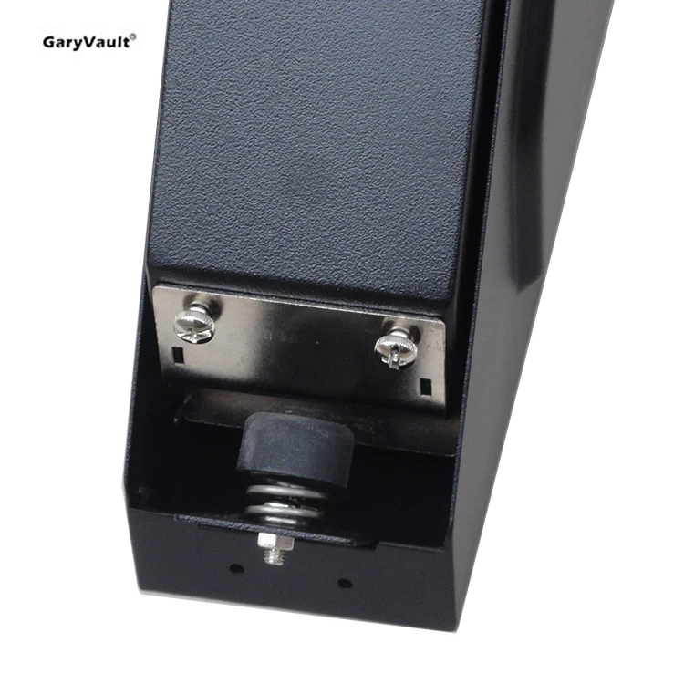 Home Office Hidden Wall Mounted Drop Down Fingerprint Combination Lock Gun Safe