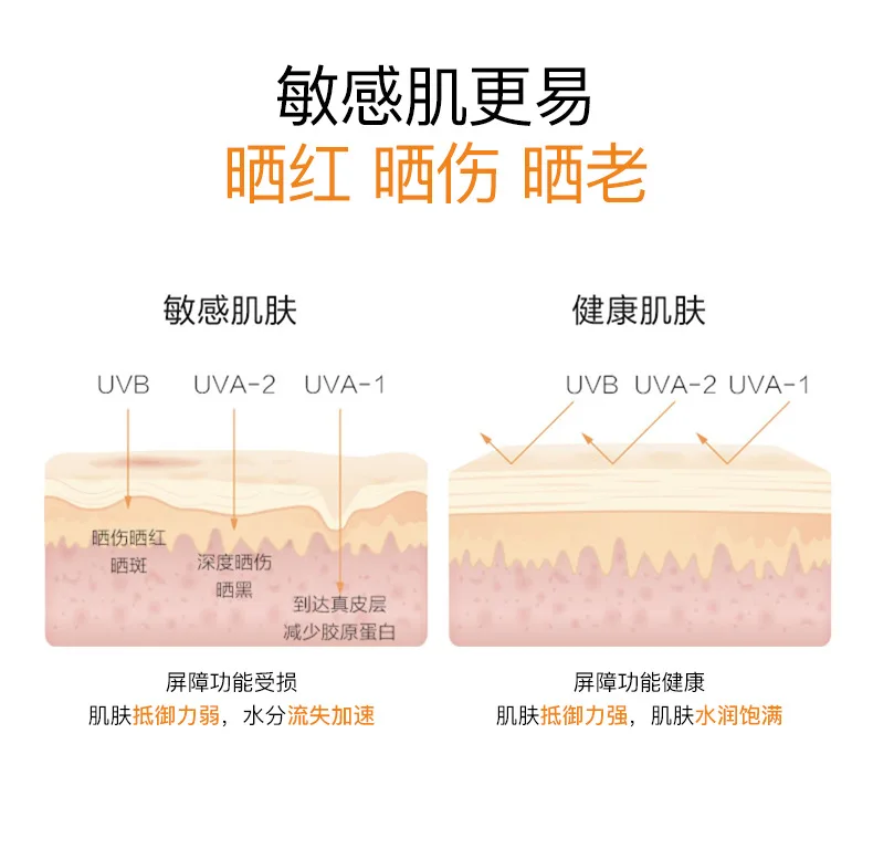 OGULIA SPF 50 + Sunscreen 50g Summer UV Isolation Waterproof Sweat-proof Non-greasy Sun Cream