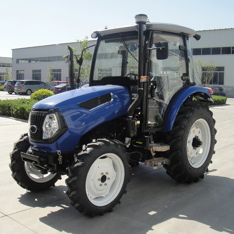 70hp x4 wheel drive agriculture farm tractor with front loader