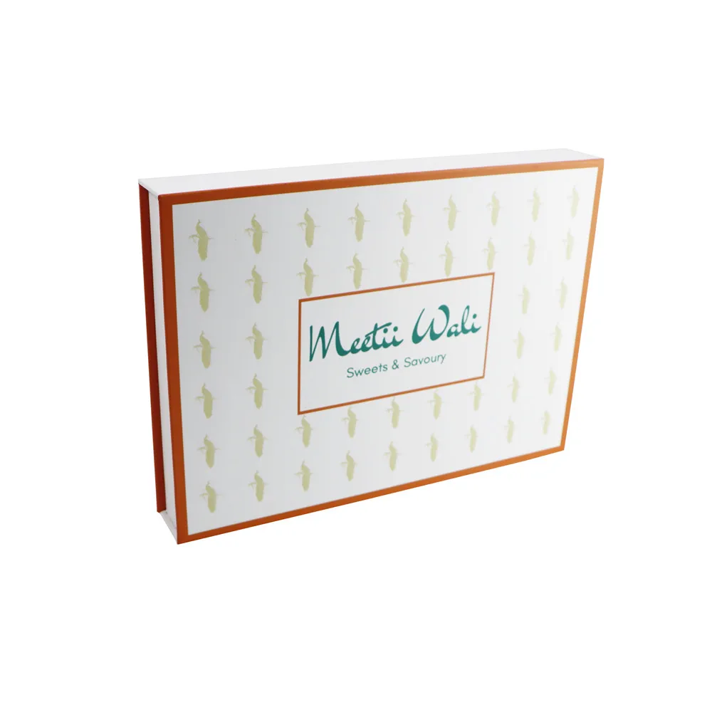 Flap Lid Packaging Biscuit Box Cardboard Bespoke Custom Magnetic Closure Gift Box Cookie Box Customized Makeup Ribbon EVA Foam