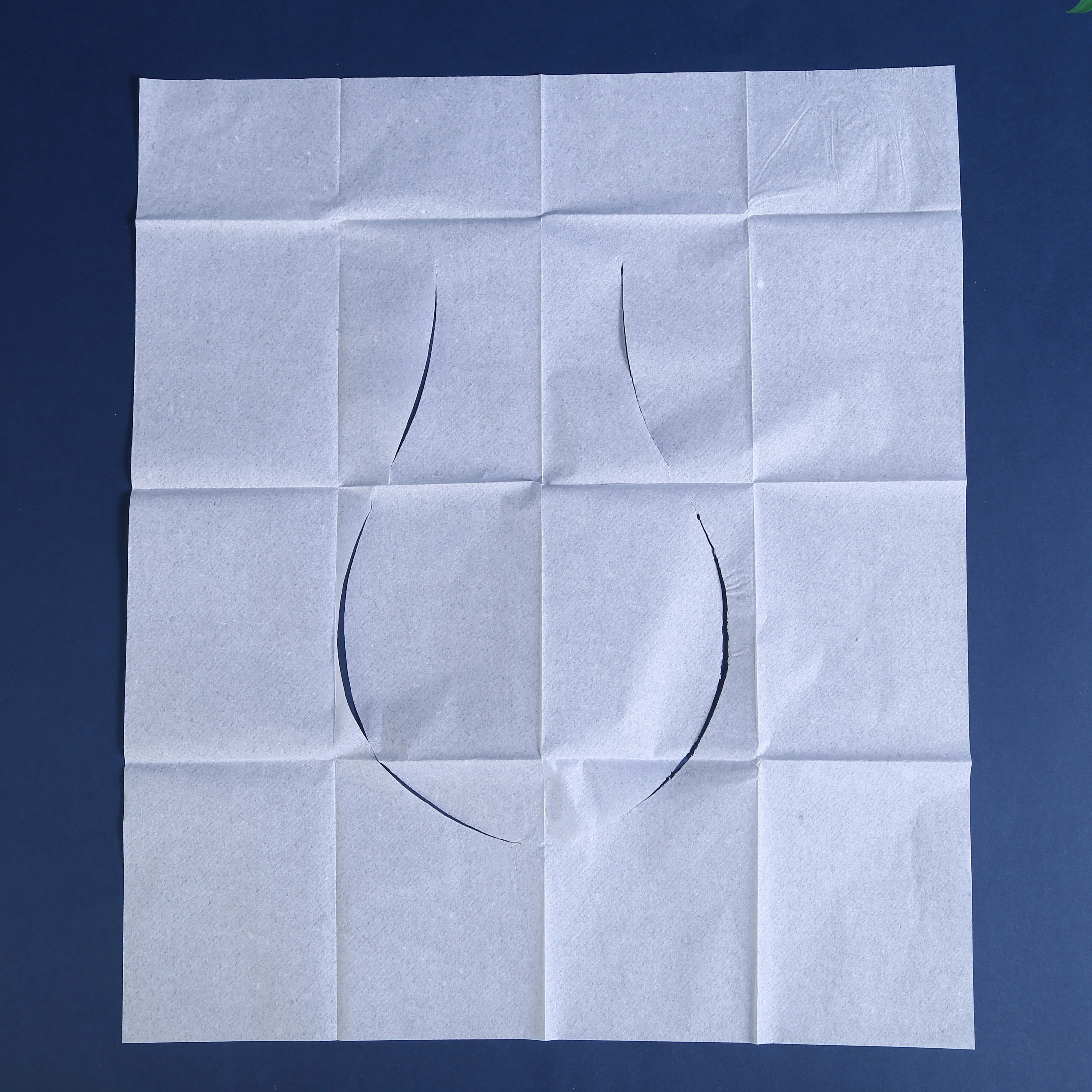 Factory sale 1/16 Fold 16 g 100% Virgin Pulp  Flushable Disposable Toilet Seat Cover Paper