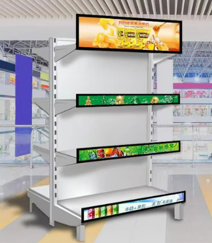 Ultra Wide Stretched Bar Type Lcd Display Media Player Digital Signage Commercial Stretched Lcd Display digital display screen