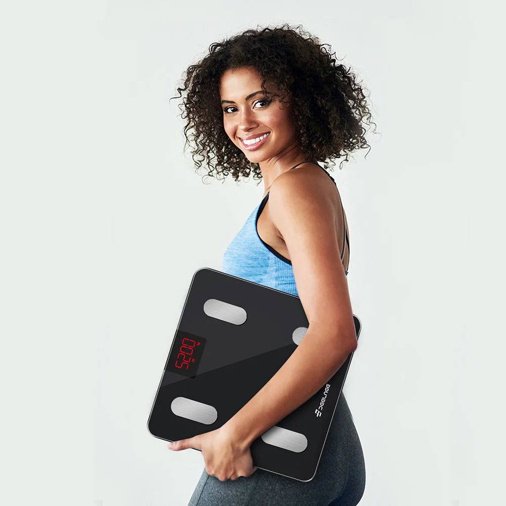 Home Smart Body Fat Scale 13 Body Index Weighing electronic bathroom scales Connected To Mobile APP For BMI Testing