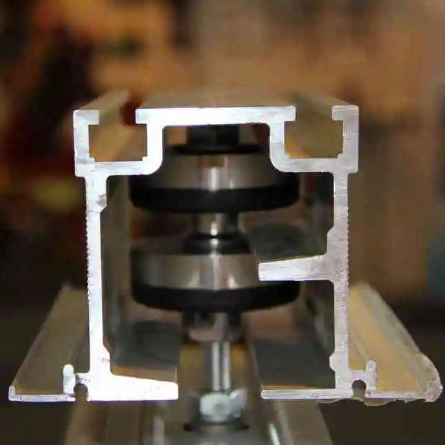 Operable Movable Partition Roller Aluminum Track For Office Partitions Wheel Rails And Rollers Used In Movable Wall