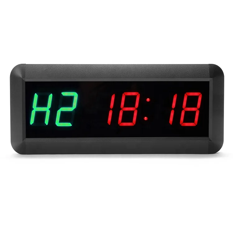 New Design Led Classic Digital Timer Gym Fitness Equipment Workout Interval Wall Timer
