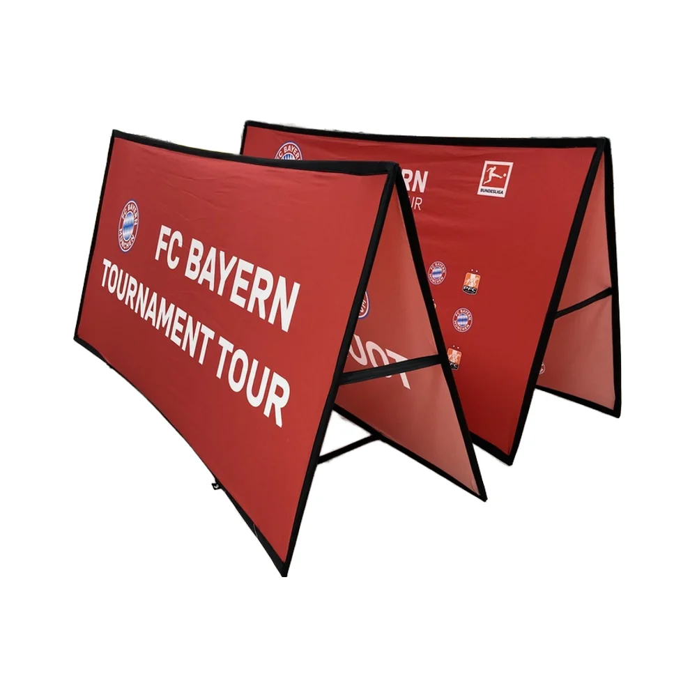 Индивидуальная стойка с рамкой и двусторонним наружным баннером рекламная реклама персонализированным логотипом эффектом поп-музыки