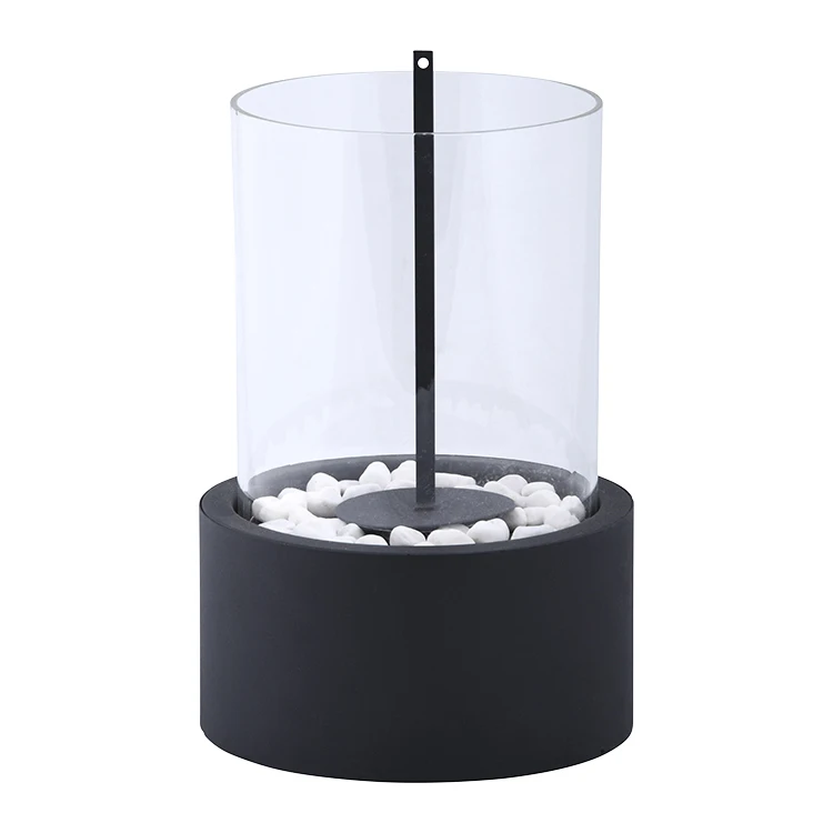FF424 Esschert Design Bio Ethanol Outdoor Indoor Mini Fire Bowl Table Top Fire Place Smokeless Tabletop Glass Fireplace