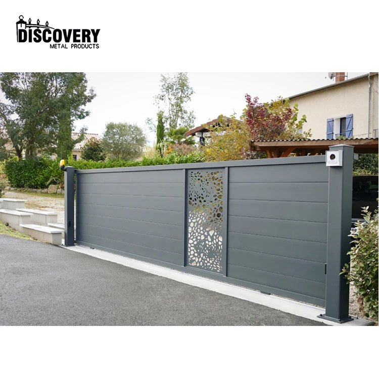 hot sales main gate colors modern house gate designs slide gate for house garden
