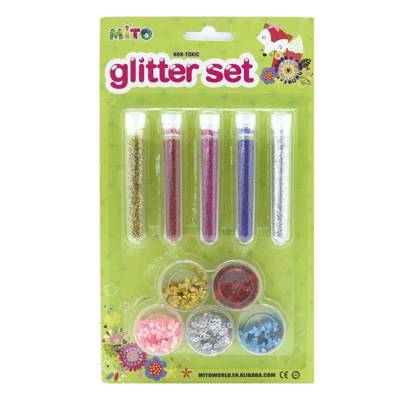 3g mixed colors holographic glitter powder