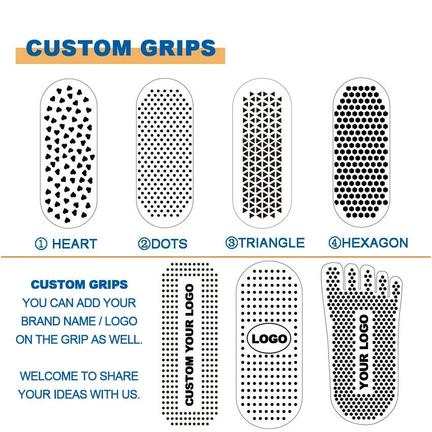 Gym Women Colorful Cotton Crew Non Slip Anti Slip Embroider Logo Grip Yoga Training Dance Ballet Barre Barefoot Pilates Socks