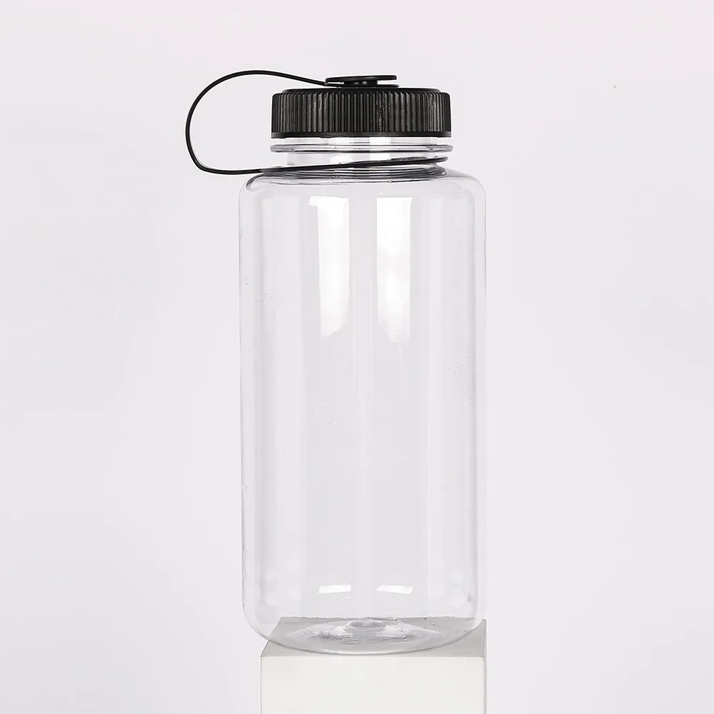 Most Popular Leak Proof 32 oz Motivational Wide Mouth GYM Sport BPA Free Triton Plastic Drinking Water Bottles with Lid