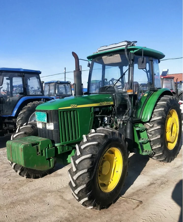 Дешево утилиты трактор 4 колеса дизельный 90hp 95hp 120hp 135hp john dere продается тягач kubota приводное колесо (Япония)