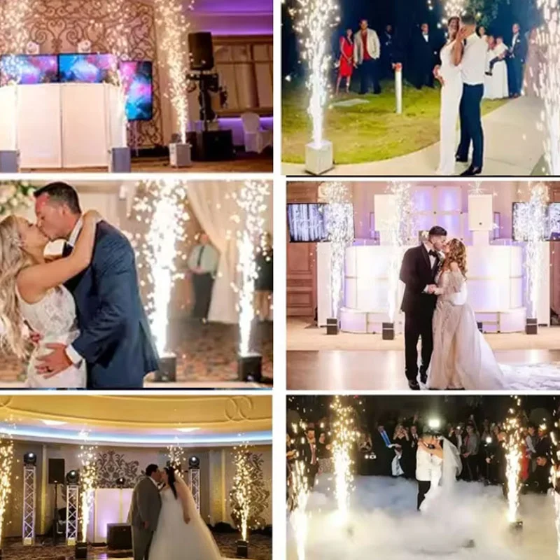 Fy 200g Cold Fireworks Spark Machine Ti Powder Composite Titanium Spark Granules 220v Fireworks Fountain Machine