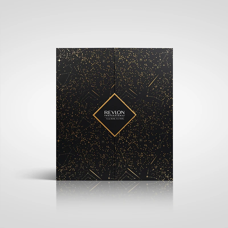 Advent Calendars Christmas Surprise Double Door Magnetic Gift Box Chocolate Dessert Package Paper Box Hard Cardboard Custom Logo