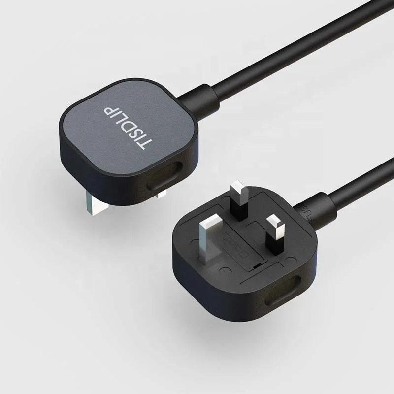 Power Cord 3ft 4ft 5ft 6ft 3 Pin UK square Plug Power Cable Power Supply Cable For PC Computer Monitor Epson HP Printer TV