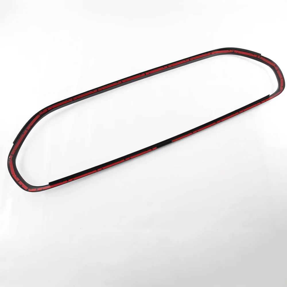 Car Body Kit Upgrade Auto Carbon Fiber Pattern Front Machine Cover Lip Protector Grille Trim For MINI F54 Clubman Cooper 2022