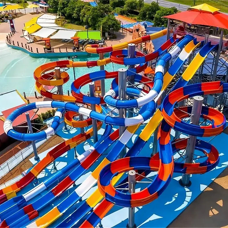 Children Games Park Outdoor Kids Playground Equipment Giant Water Slide