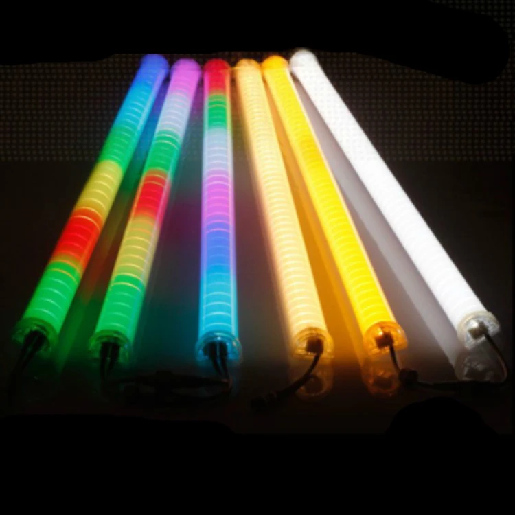 Colorful Contour Digital Tube Full Color Marquee Lighting Outline Billboard Facade Lamp Building Wall