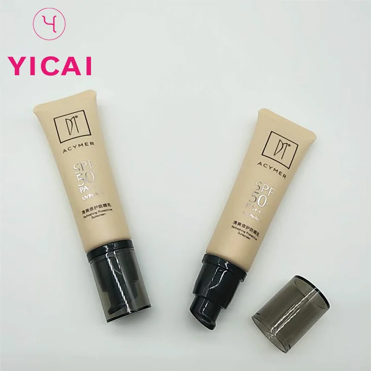 Wholesale Customized 30ml 40ml 50ml Airless Pump Dispenser Soft Tube