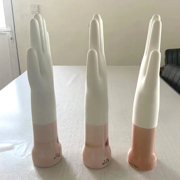 Wholesale High Quality Nitrile PVC Latex Surgical Gloved Former Ceramic Hand Mold Gloved Hand Mold