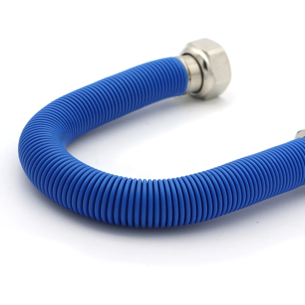 SS Flexible Metal Hose Flexible Water Hose Flexible Corrugated Gas Hose With Brass Head