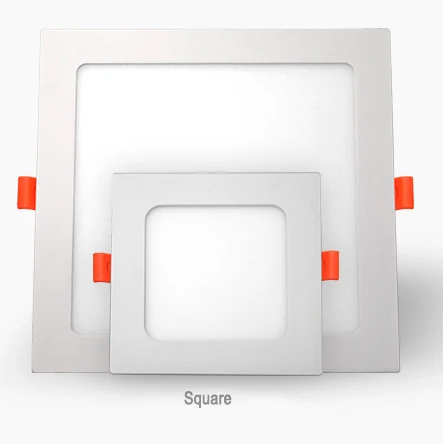 hot sale 2024Round Square slim panel lights  3W 6W 9W 12W 18W 24W indoor downlight panel led ceiling light led lights for home