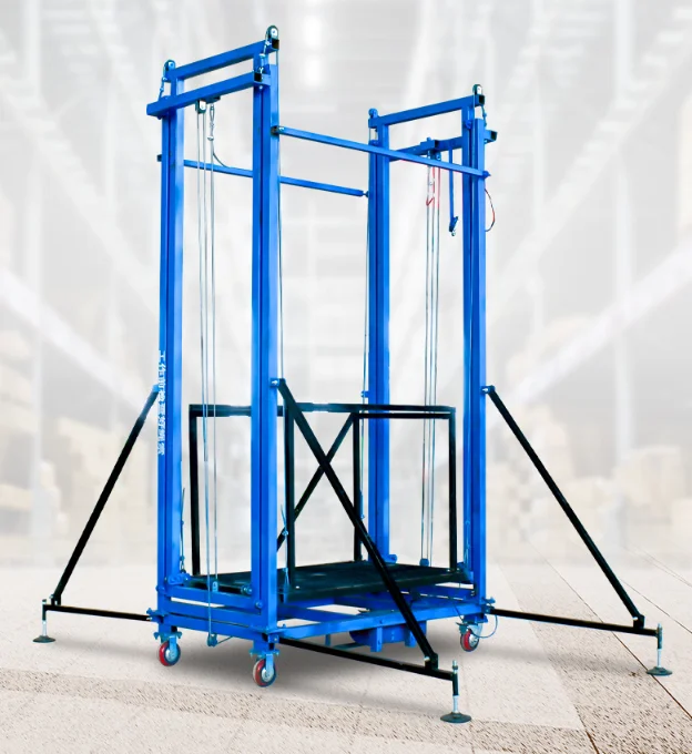 Moveable Efficient Electric lifting  4m/6m/8m scaffolding lift
