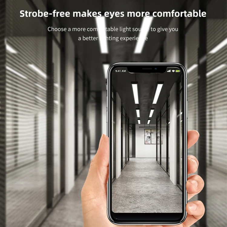 High Quality Indoor Commercial Office Hanging Line light 30W 50W 70W Led Pendant Light