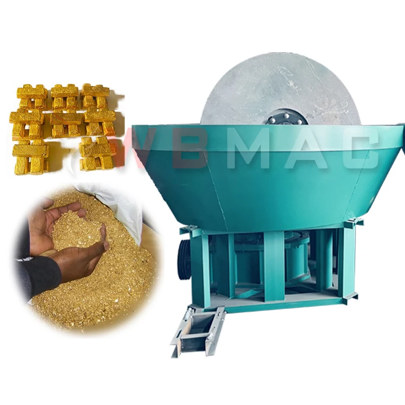 Customized 1200 type mercury mixing wet mill Wanbo Machinery