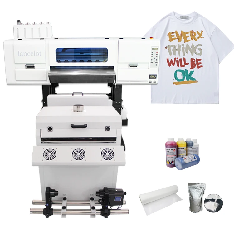 high speed i3200 dtf printer with epson i3200 printhead 2 head with shaker  dtf heat transfer for diy t shirt printing machine