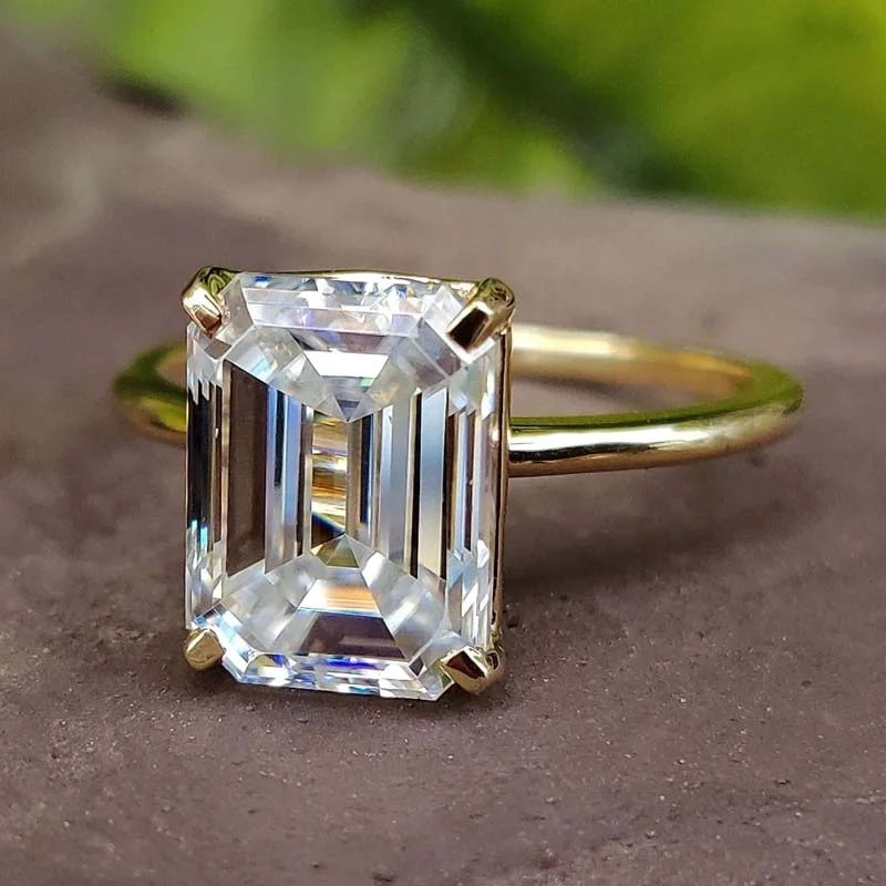 7Carat Brand Emerald cut D VVS Moissanite diamond for Jewelry
