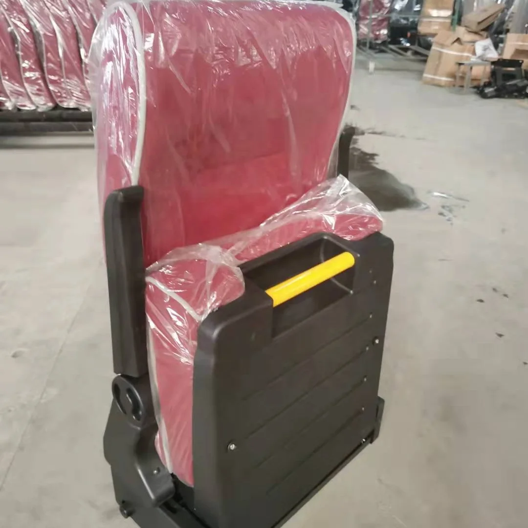 Ambulance doctor seat with arms and safety belt