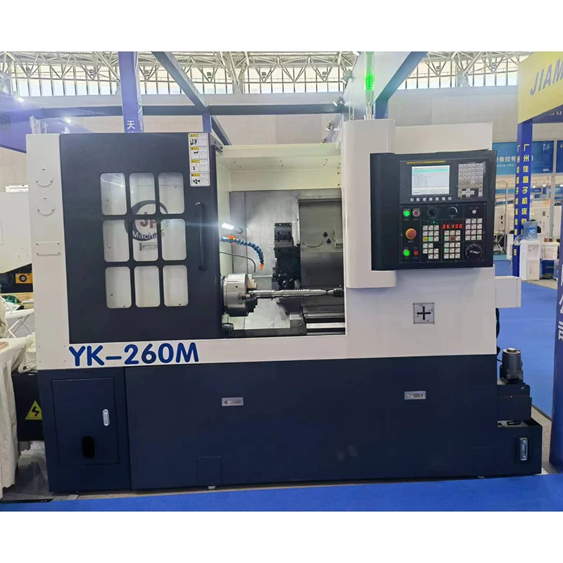 New Design JINN FA YK-260M Single 3 Axis spindle sino modern machine retrofit horizontal slant bed cnc lathe