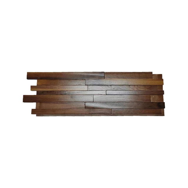 KASARO Decorated Indoor Solid Wood 3D American Walnut Wall Panel 3d Solid Wood Wall Panel