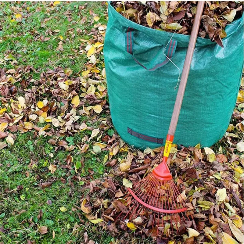 Waterproof foldable garden waste bag large capacity park lawn garden leaf waste bag