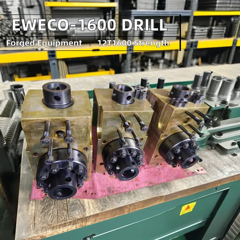 EWECO-1600 New Condition Fluid End 12T1600 Forging Mud Pump Module Equipment for Well Drilling