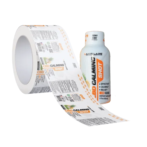 Stock Customize Latest Version Prometh Cough Syrup Bottle Label Sticker Waterproof PET Custom Sticker Kids Stickers Gift & Craft