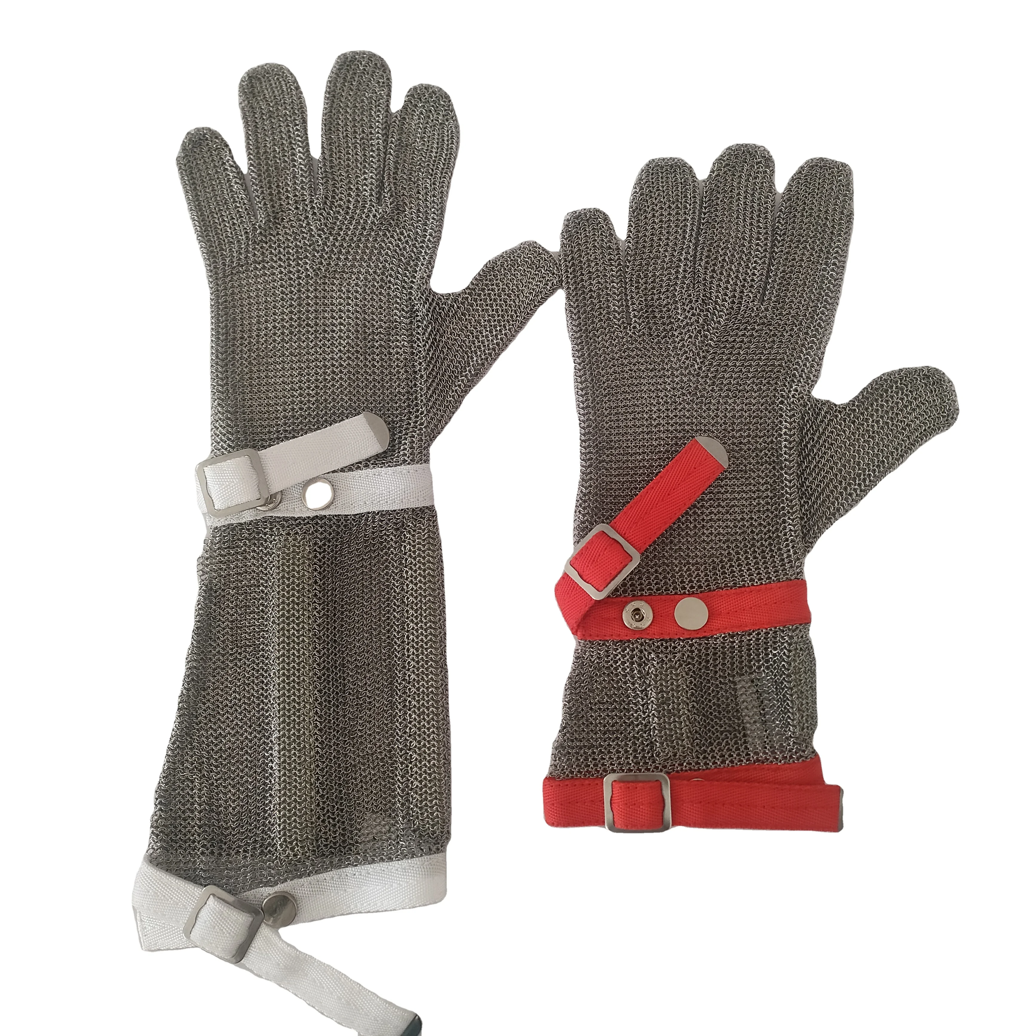 Cut Resistant Durable Rustproof Butcher Kitchen Cutting Heavy Protection Stainless Steel Mesh Metal Wire Gloves