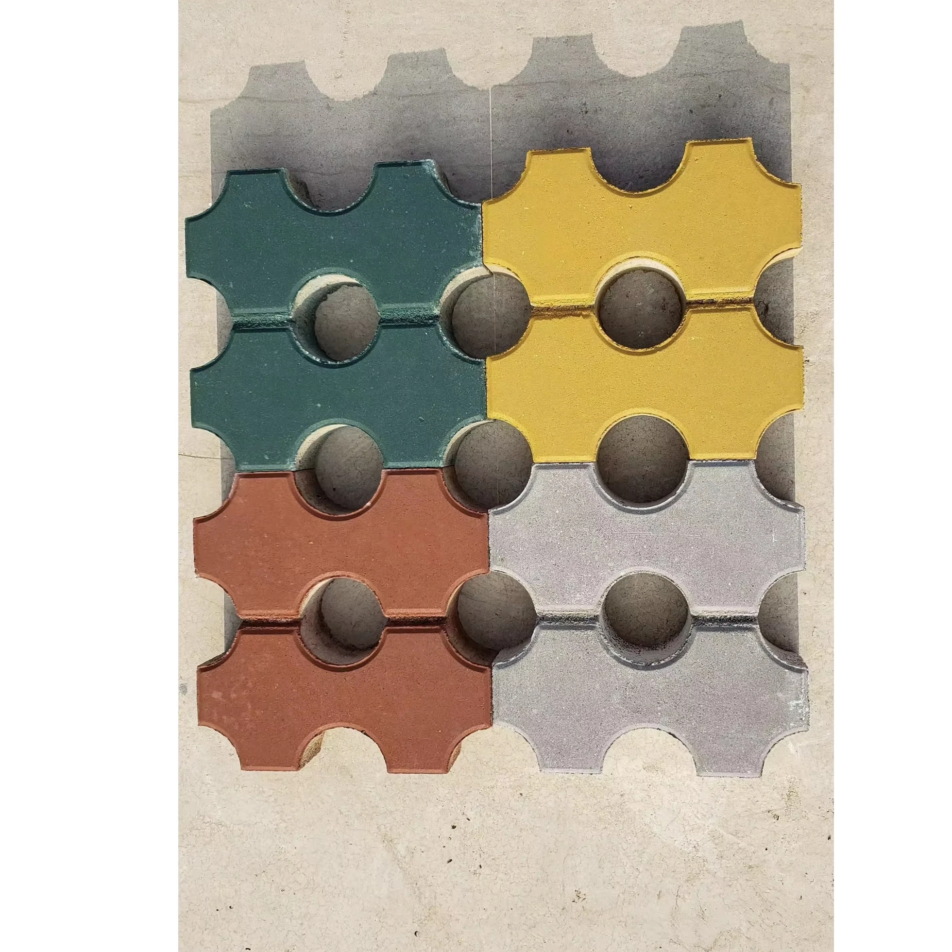 Посадка травы из бетонного садового кирпича: современная Экологически чистая и кислотостойкая Ландшафтная плитка с пористым элементом