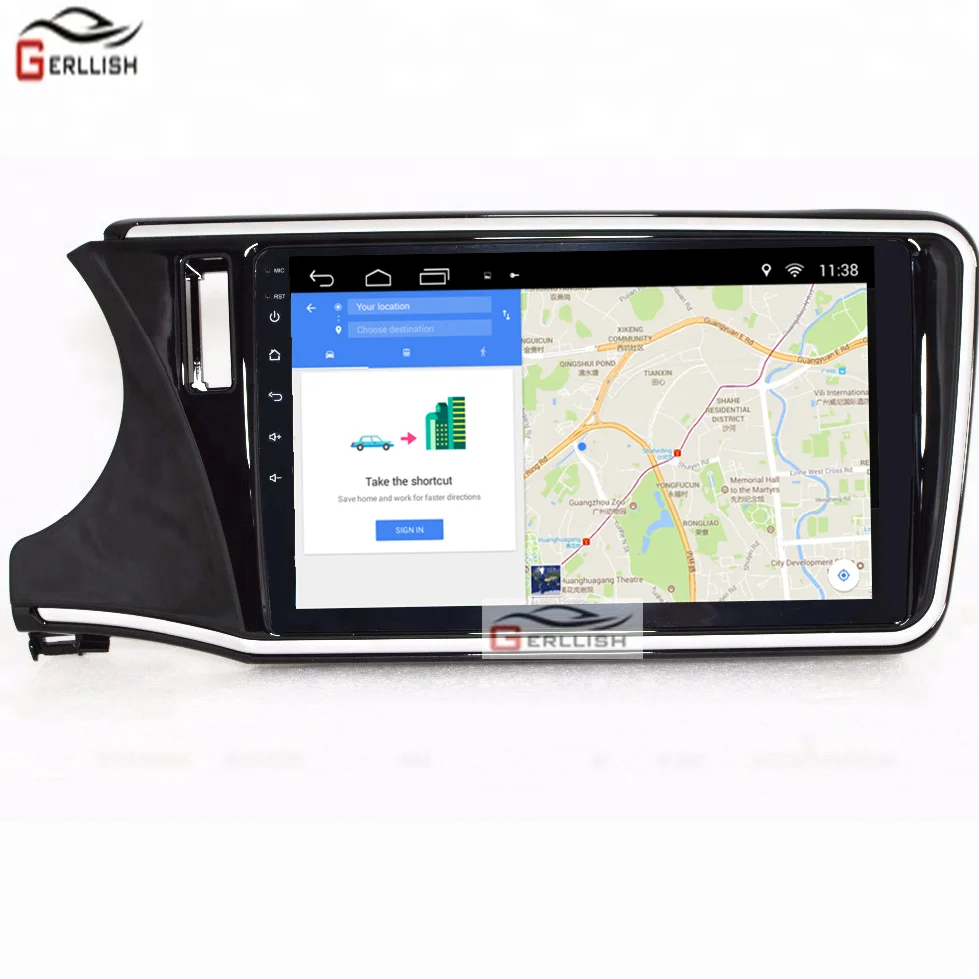IPS Screen Car DVD Multimedia Player For Honda City 2014 2015 2016 Android Car Audio Stereo GPS Navigation