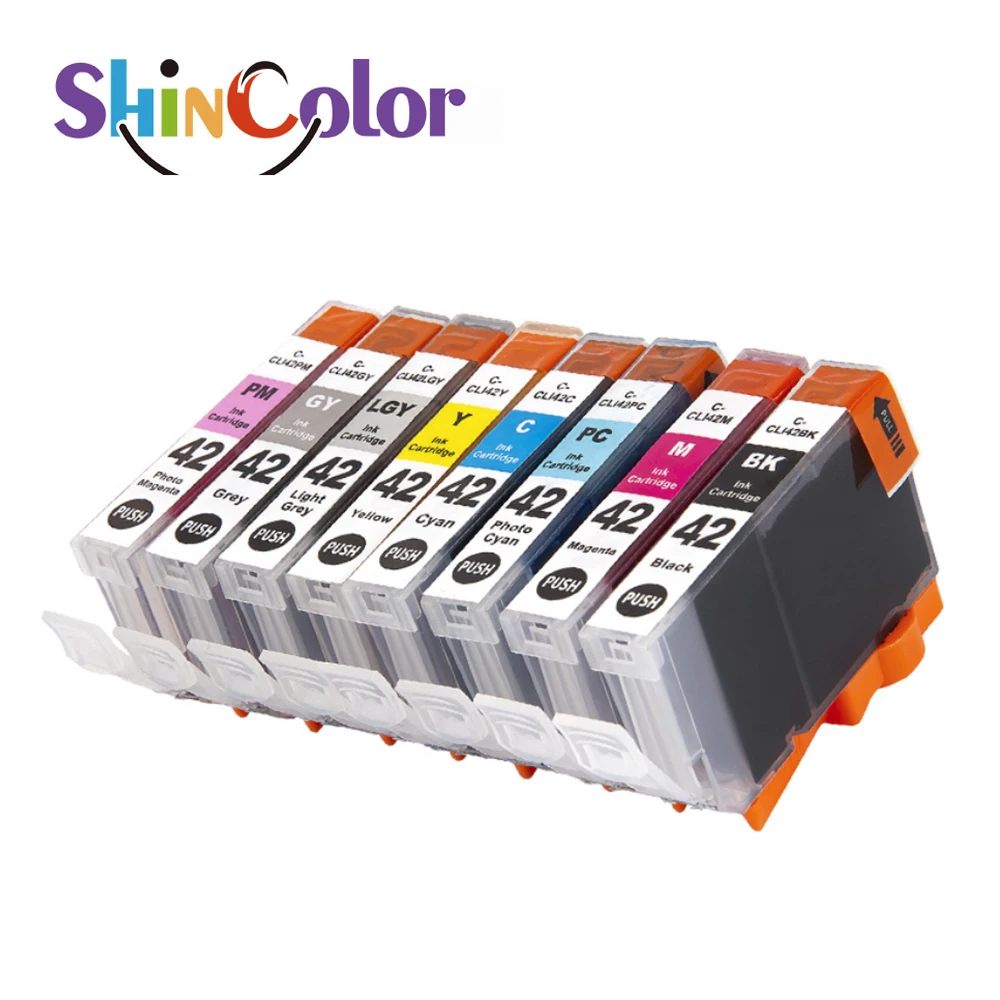 Shincor Cli 42 Cli42 Cli-42 Премиум совместимый цветной струйный картридж для принтера Canon Pixma Pro 100 100s