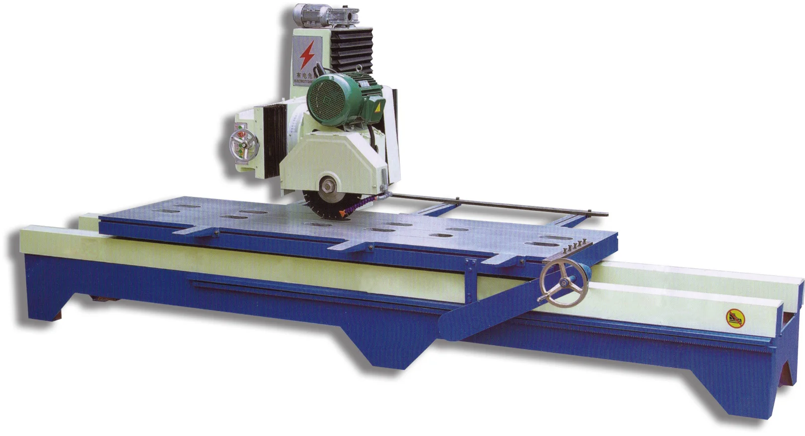 Hualong Hsq-2800 Manual Marble Saw Edge Granite Cutting Machine 45degree head titling