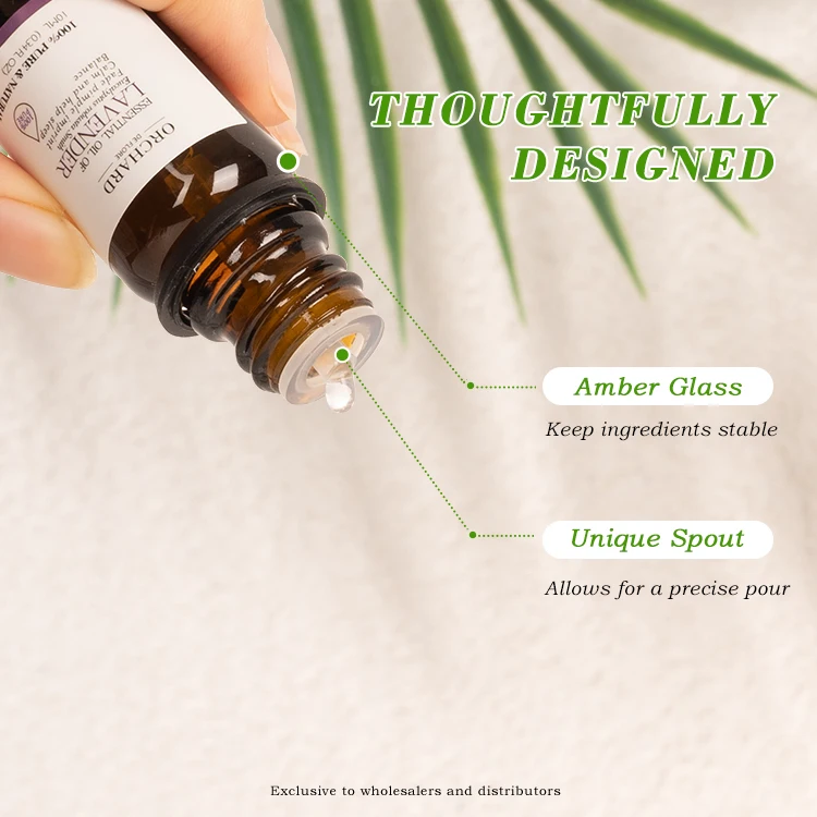 Holiday 100% pure essential oil set 6 therapeutic grade lavender tea tree eucalyptus aromatherapy essential oil (new)