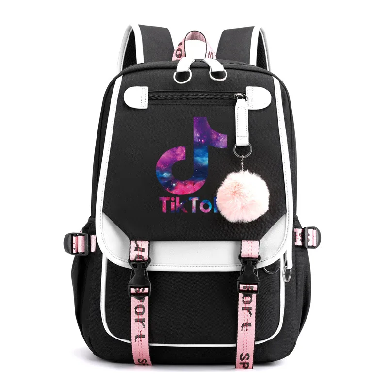 New noctilucence USB rechargeable school backpack student backpack laptop backpacks fashion bag